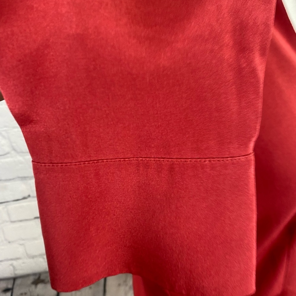 Talbots Button Down Silk Blouse EUC - image 5